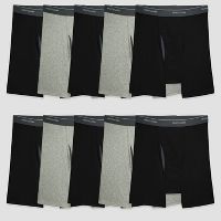 10-Pack Fruit of the Loom Men's Coolzone Boxer Briefs