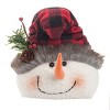 C&F Home Buffalo Check Snowmen Figure Set of 3 - 2 of 3