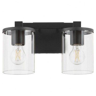 Quorum Lighting Bolton 2 - Light Vanity in  Matte Black