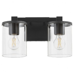 Quorum Lighting Bolton 2 - Light Vanity in  Matte Black - 1 of 1