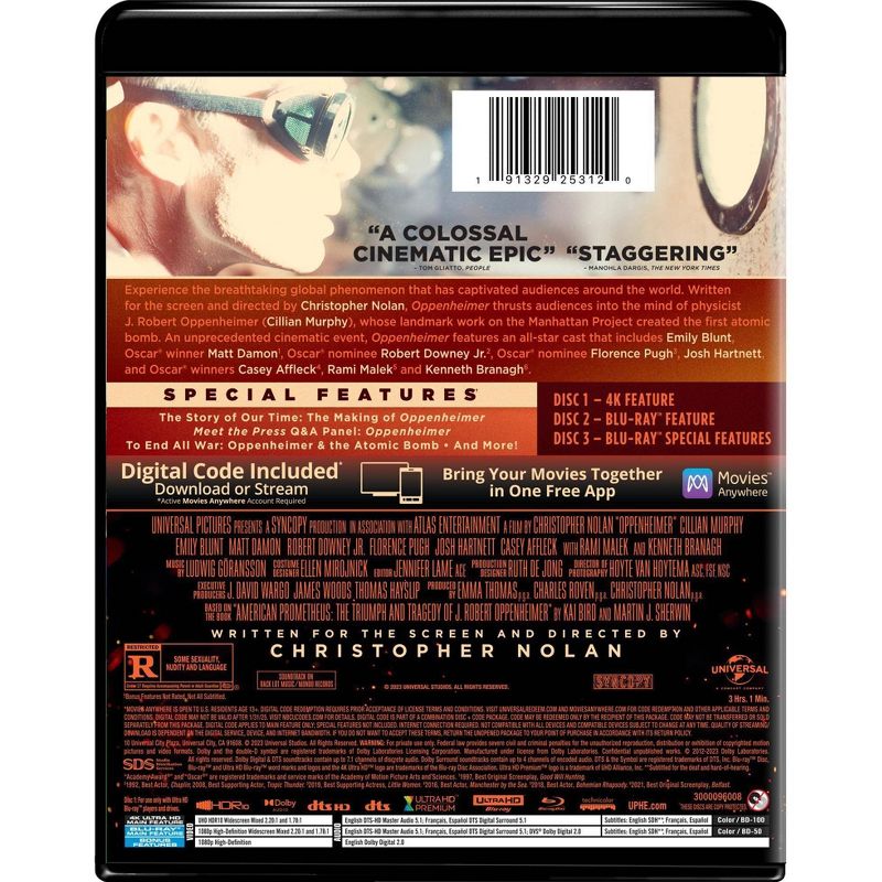 Oppenheimer (4K/UHD + Blu-ray + Digital), 3 of 4