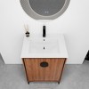 Single Sink Bathroom Vanity, With 2 Soft Closing Doors, Bathroom Vanity With Top Sink, Modern Bathroom Storage Cabinet For Home Bathroom Decoration - 4 of 4