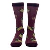 Crazy Dog T-Shirts Women's Pugs Are My Favorite Socks Funny Pet Cute Puppy Lovers Footwear - 3 of 4