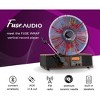 Fuse WRAP Vertical Vinyl Record Player | FM Radio, Bluetooth in/Out, AUX, Line Out | Backslit Album Cover Holder | Handcrafted Ashtree Wood - 4 of 4