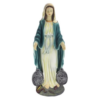 Design Toscano Miraculous Medal Madonna Sacred Garden Statue