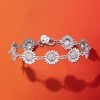 Ross-Simons Italian Sterling Silver Sunflower Bracelet - 3 of 4