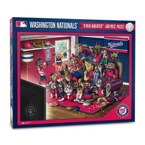 MLB Washington Nationals Purebred Fans 'A Real Nailbiter' Puzzle - 500pc - 1 of 3