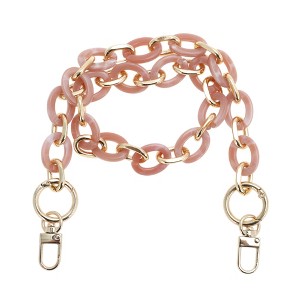 Unique Bargains Trendy Handbag Strap Pink White 1 Pc - 1 of 4