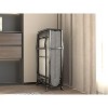 Kumasinova Metal Foldable Bed Frame with Foam Mattress of Pockets,Twin Size Platform Bed,No Box Spring Required,Movable with 4 Wheels,300lbs Max - 2 of 4