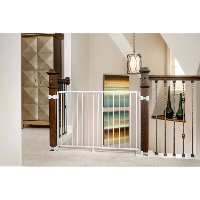Regalo Top Of Stairs Metal Baby Gate, 2 of 5
