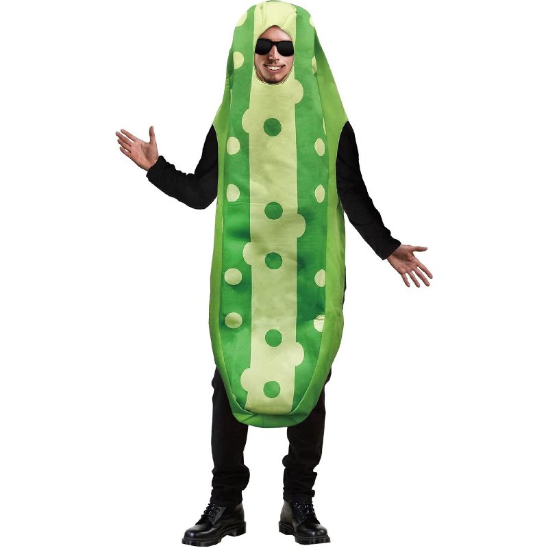Studio Halloween, LLC Silly Dill Pickle Adult Costume | One Size, 1 of 2