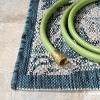 Courtyard Standalone POWER LOOMED Indoor/Outdoor Area Rug - Grey/Blue - 5'3"x7'7" - Safavieh. - 3 of 4