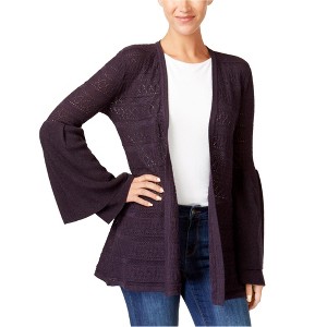 Style & Co. Womens Retro Romance Hammock Heather Cardigan Sweater - 1 of 1