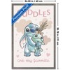 Trends International Disney Lilo and Stitch: Starry-Eyed - Cuddles Are My Favorite Framed Wall Poster Prints - 3 of 4