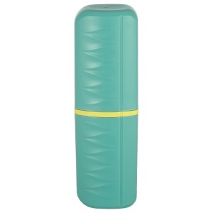 Unique Bargains Plastic Lightweight Toothbrush Travel Case 2.36"x1.57"x7.87" 1 Pc - 1 of 4