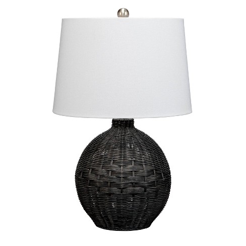 Kerry Rattan Table Lamp Black Splendor Home Target