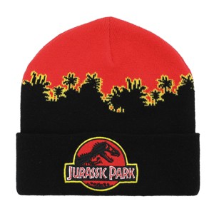 Jurassic Park Classic Logo Adult Beanie - 1 of 4