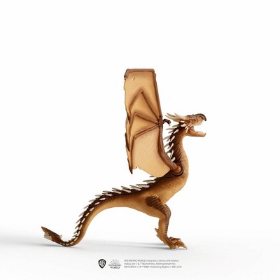 Large Brown and Beige Hungarian Horntail Dragon Figurine