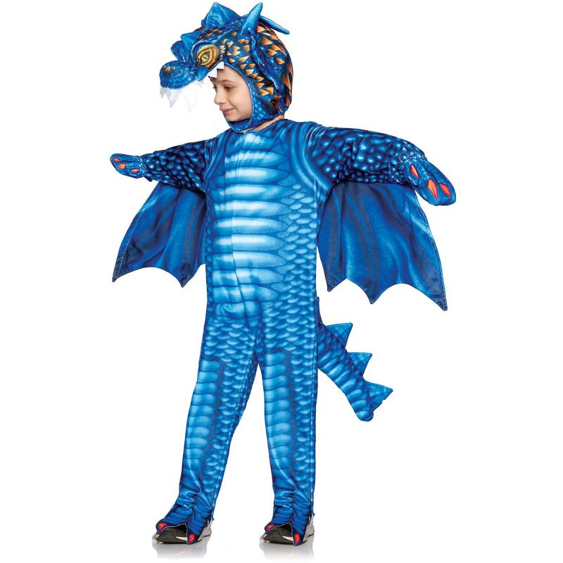Blue Dragon Printed Children's Costume, 1 of 3