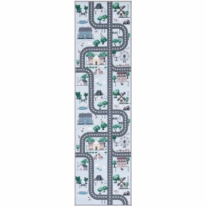 Kids Playhouse KPH235 Power Loomed Machine Washable Slip Resistant Rugs - Safavieh Kids - 1 of 4