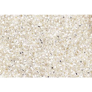 John Bead 500g 10/0 Silver Lined Crystal Clear Czech Glass Seed Beads for Jewelry Bracelet Necklace Making - 1 of 2