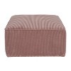 NicBex Square Ottoman,Corduroy Poufs with Foam Chunk Filling,Fluffy Pouf Foot Stool for Living Room,Bedroom,Office - 4 of 4