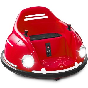 Best Choice Products 6V Kids Ride On Bumper Car Toy w/ Remote Control, Harness, Lights, 360 Degree Spin - 1 of 4