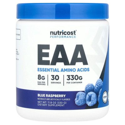 Nutricost Performance, EAA, Blue Raspberry, 11.8 oz (330 g)