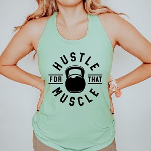 Simply Sage Market Women's Hustle Kettleball Racerback Tank - 1 of 4