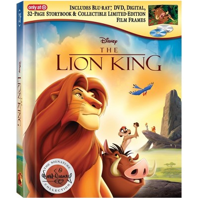 The Lion King: The Walt Disney Signature Target Exclusive: Collectible Limited-Edition Film Frames & Exclusive Storybook (Blu-ray + DVD + Digital)