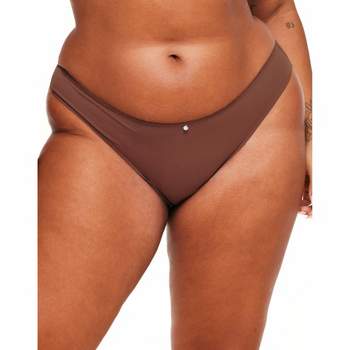 Curvy Couture Women's Plus Size No-show Lace G-string Panty Blushing Rose  3x : Target