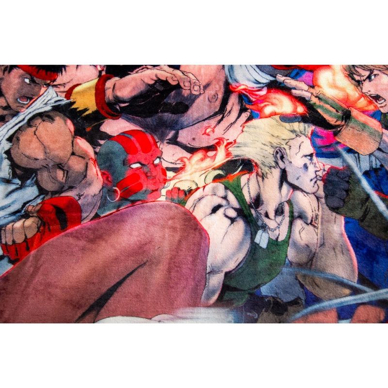 Just Funky Street Fighter II: The World Warrior Fleece Throw Blanket | 45 x 60 Inches, 2 of 7