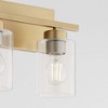 Quorum Lighting Carter 4 - Light Vanity in  Aged Brass - 4 of 4