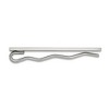 Chisel Stainless Steel Polished and Grooved with Cubic Zirconia Tie Bar - 3 of 3