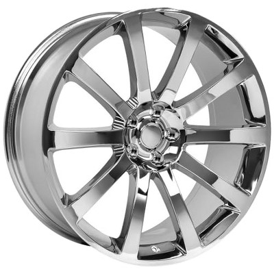 OE Wheels LLC CL02-20090-5115-25C Chrome Wheel Painted (20 x 9. inches /5 x 115 mm, 25 mm Offset)