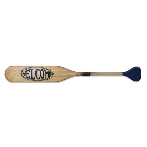 Melrose Wooden Oar Welcome Sign 35.5"L - 1 of 3