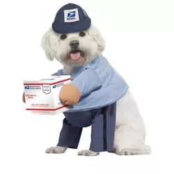 United States Postal Services US Mail Carrier Pup Pet Costume, Small