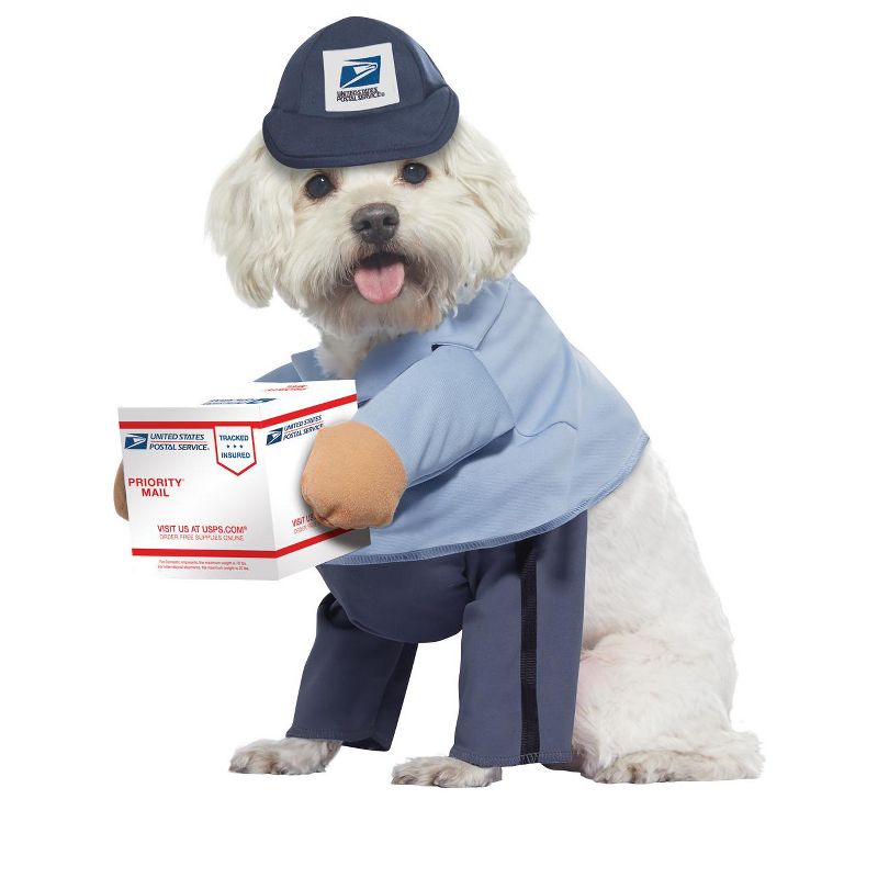 United States Postal Services US Mail Carrier Pup Pet Costume, 1 of 4