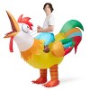 Joyfy Inflatable Rooster Riding Halloween Costume for Adults – Giant Chicken Blow-Up Halloween Suit, Funny Animal Outfit for Adults, Cosplay - 4 of 4