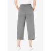 Woman Within Plus Size Petite Sport Knit Capri Pant - 3 of 4