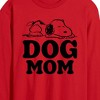 Men's - Peanuts - Dog Mom Long Sleeve Graphic T-Shirt - 2 of 4