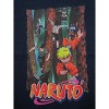 Naruto Classic Sasuke Repeat Name Crew Neck Short Sleeve Royal Blue Boy's  T-shirt-XL
