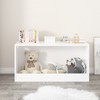KTMBDW 31.5" Storage Chest, Storage Bench Trunk, Wooden Box for Kids, Open Chest Organizer,for Bedroom, Living Room, White - 2 of 4