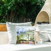 Stupell Industries Palm Trees in Bright Sun Outdoor Decorative Throw Pillow, 18 x 18 - 3 of 3