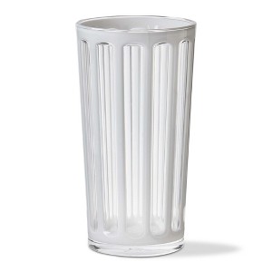 tag Villa 22 oz White Acrylic Tumbler BPA-Free, Dishwasher Safe, Durable Drinkware - 1 of 3