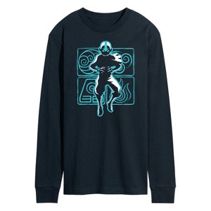Men's - Avatar: The Last Airbender - Aang Airbending Long Sleeve Graphic T-Shirt - 1 of 4