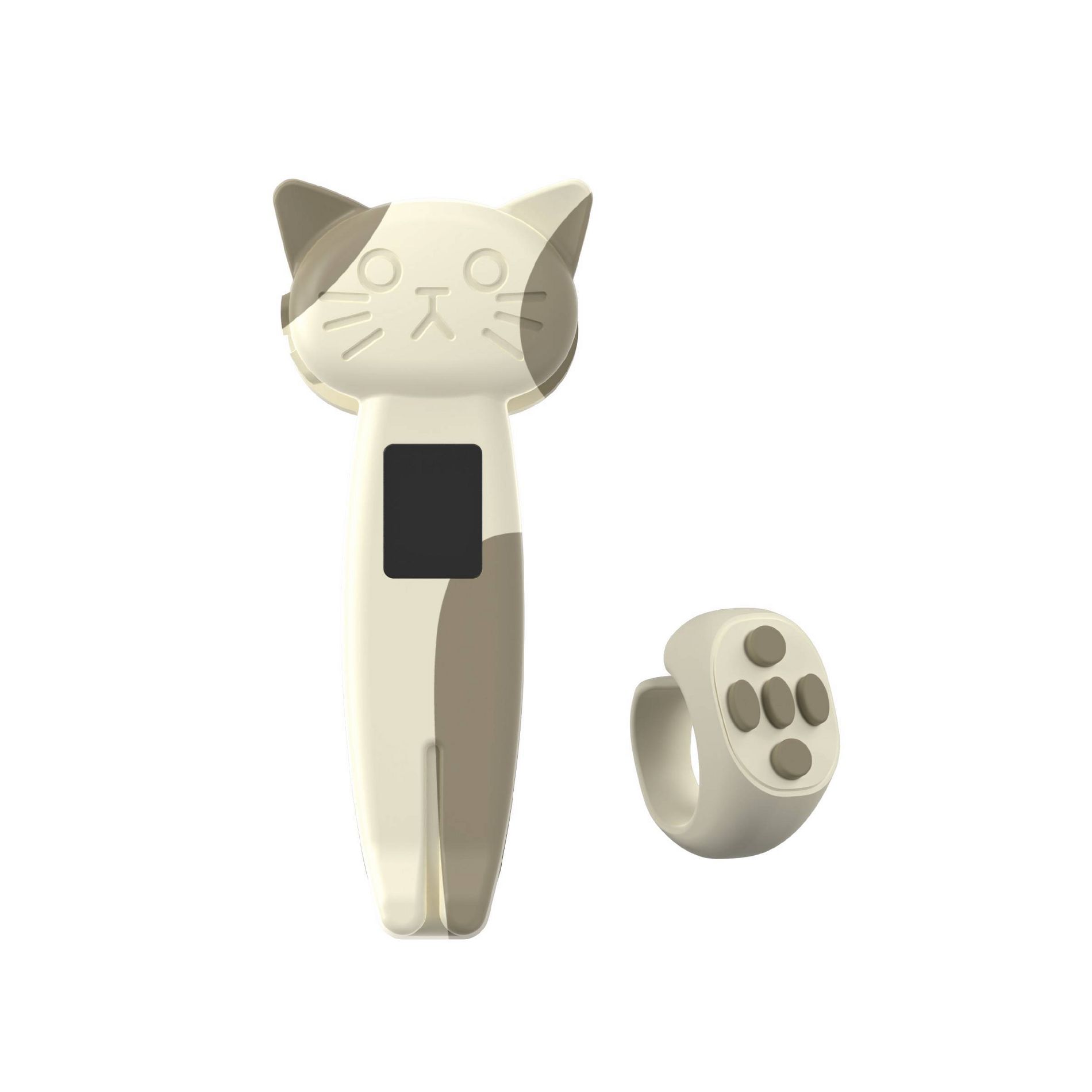GEMS E-Reader Finger Remote - Brown Spots Cat: USB-C Motion Controller