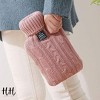 EBF Home Huddle Hush Hot Water Bottle, Hot Water Pack for Hot and Cold Compress, Ideal for Menstrual Cramps, Neck Shoulder Pain Relief - 3 of 4
