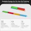BalanceFrom 8 Foot Folding Balance Gymnastics Beam with Anti Slip Bottom and Carrying Handles for Rehabilitation, Recovery, and Gymnasts, Multicolor - 2 of 4