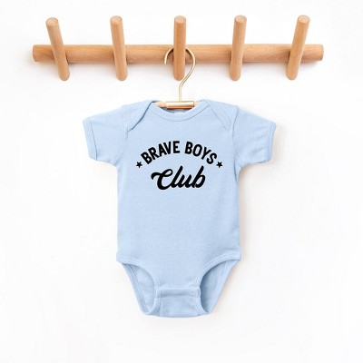 The Juniper Shop Brave Boys Club Stars Baby Bodysuit